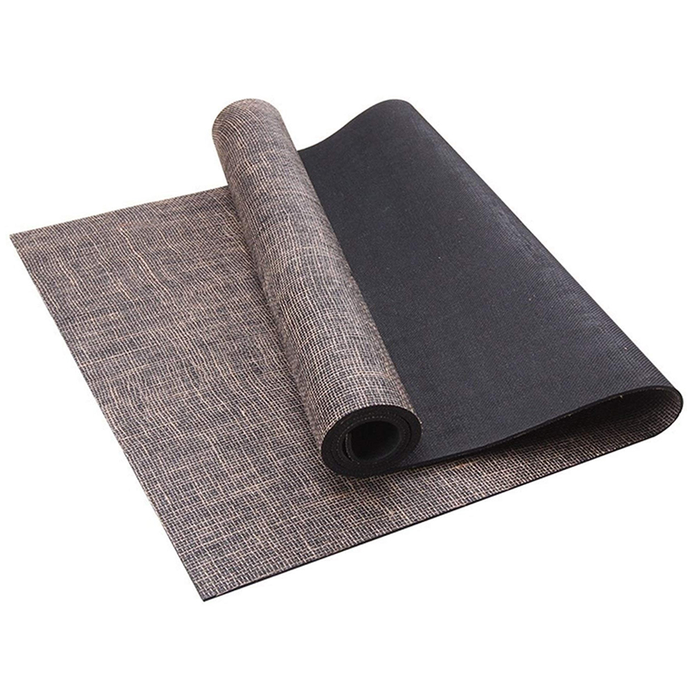 Pilates Yoga Mat Workout - Natural Rubber Jute Yoga Mat,Environmentally Friendly