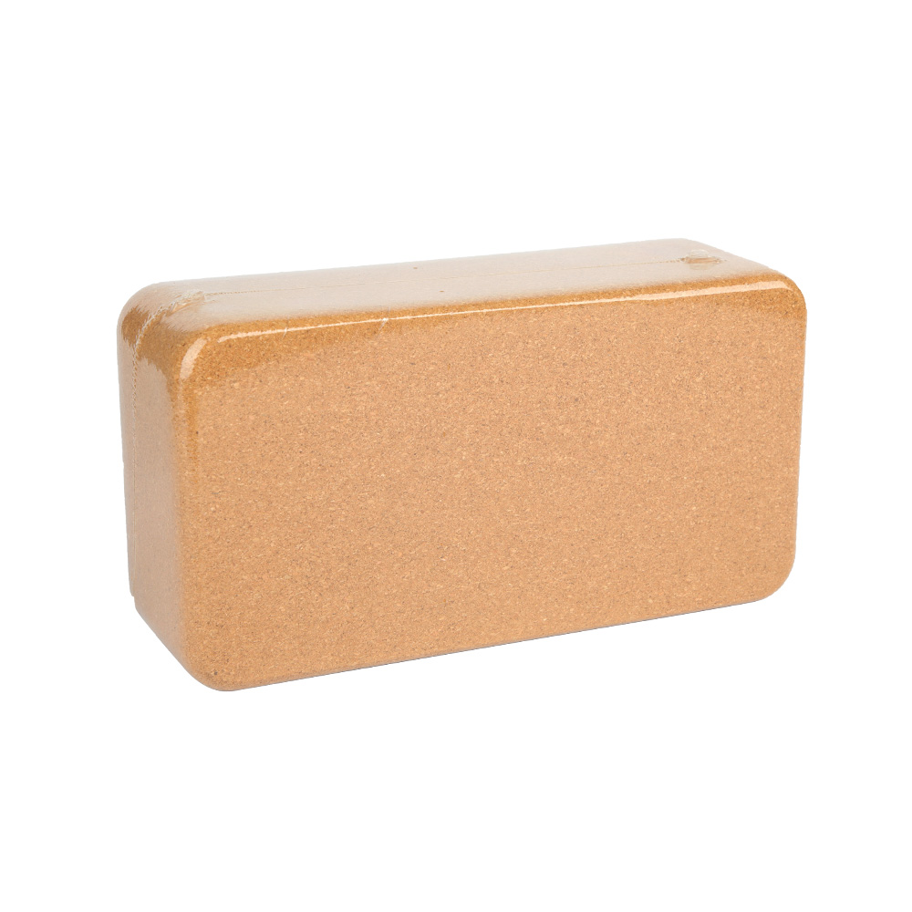 Yoga Block Cork - Eco-friendly High-Density Solid Yoga Brick 4x6x9