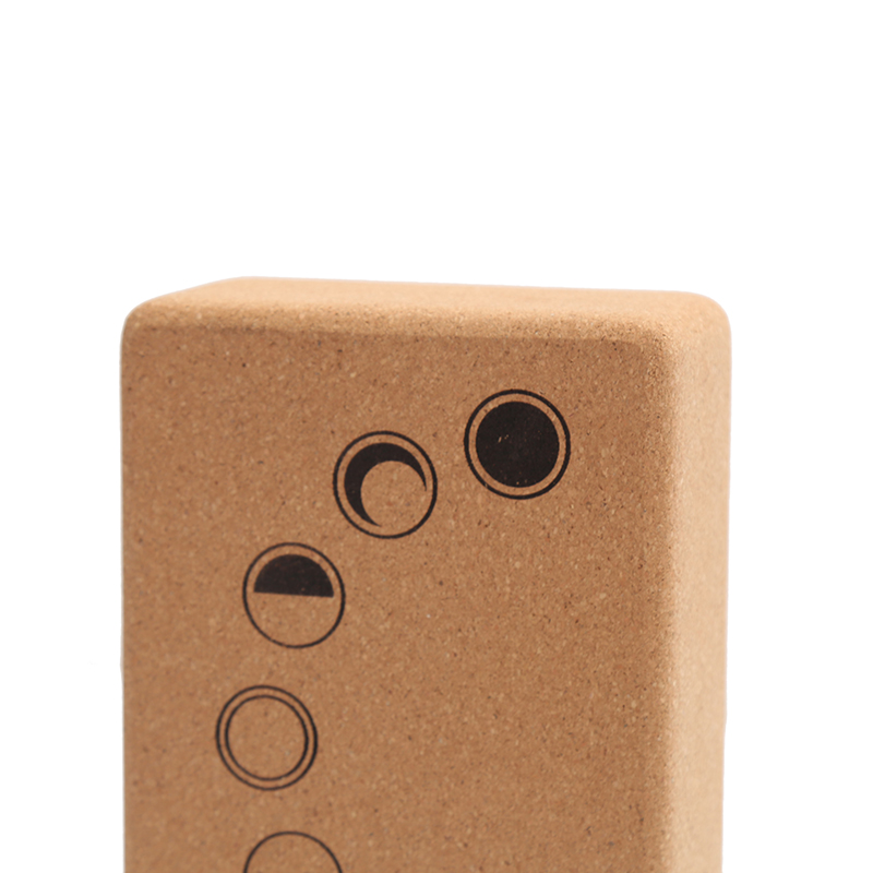 Yoga Block Cork - High-Density Cork Yoga Block - 3x6x9
