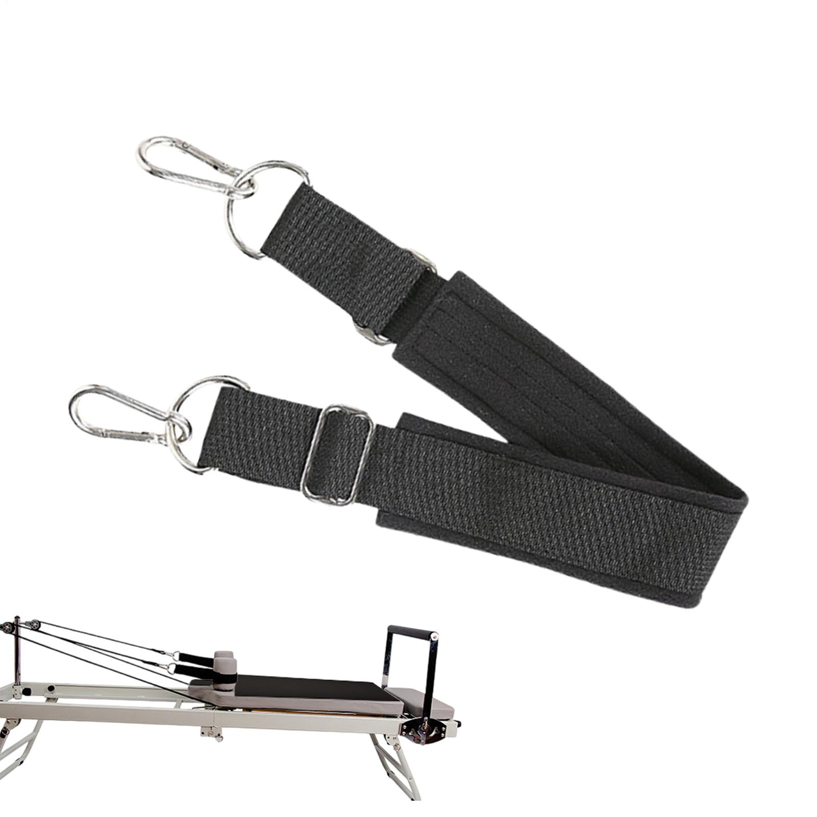 Pilates Yoga Training - Reformer Footstrap Double-Loop Thickened Non-Slip Adjustable