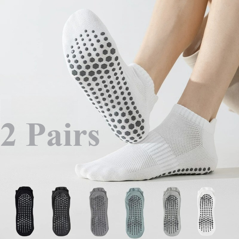 Pilates Yoga Training - 2/1Pairs Men Silicone Anti Slip Yoga
