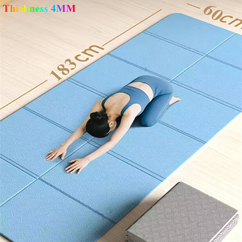 Workouts Foldable PVC Folding  - Pilates Yoga Mat Workout 评论和价格