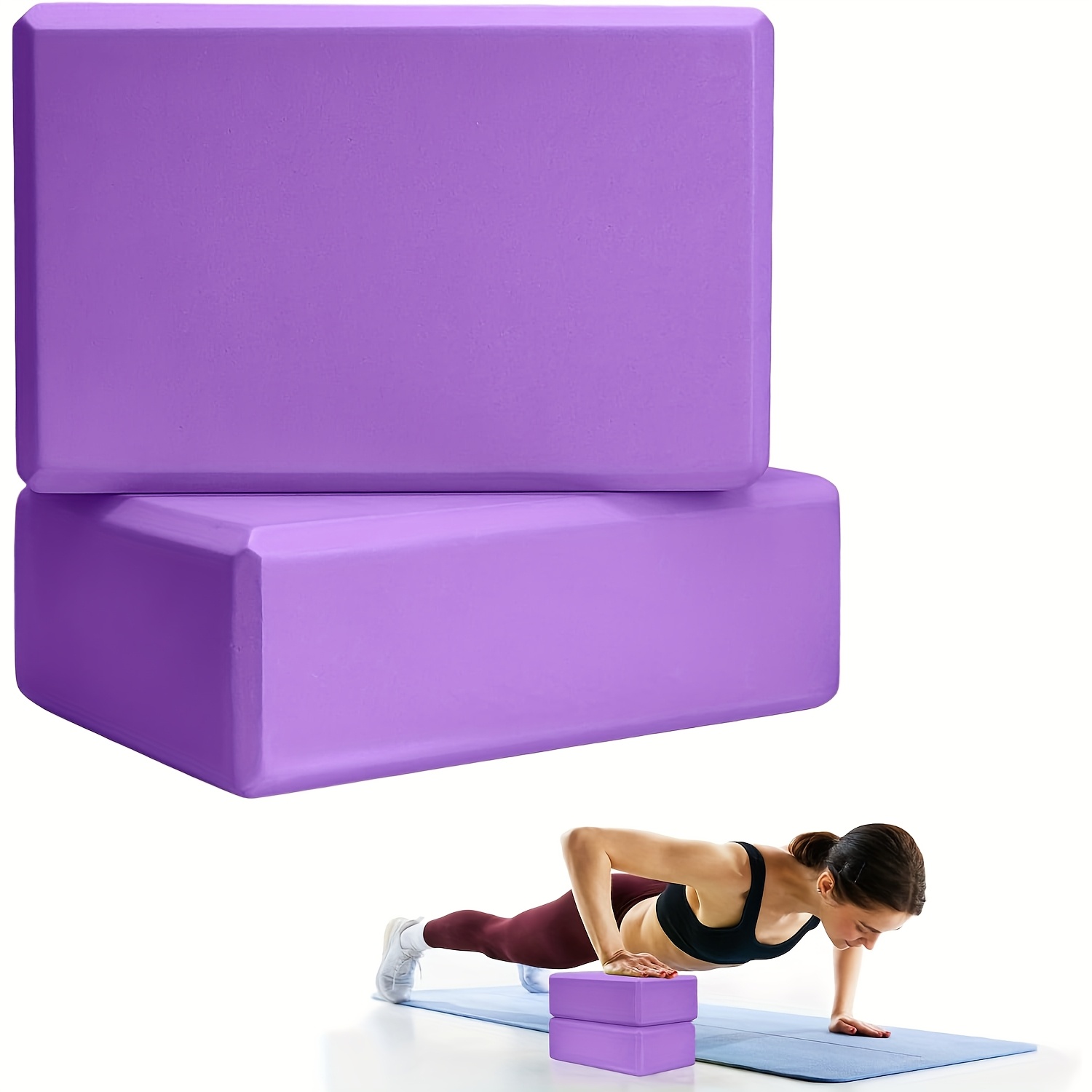 1/2PCS Gym Foam Brick Training - Yoga Block Cork 评论和价格
