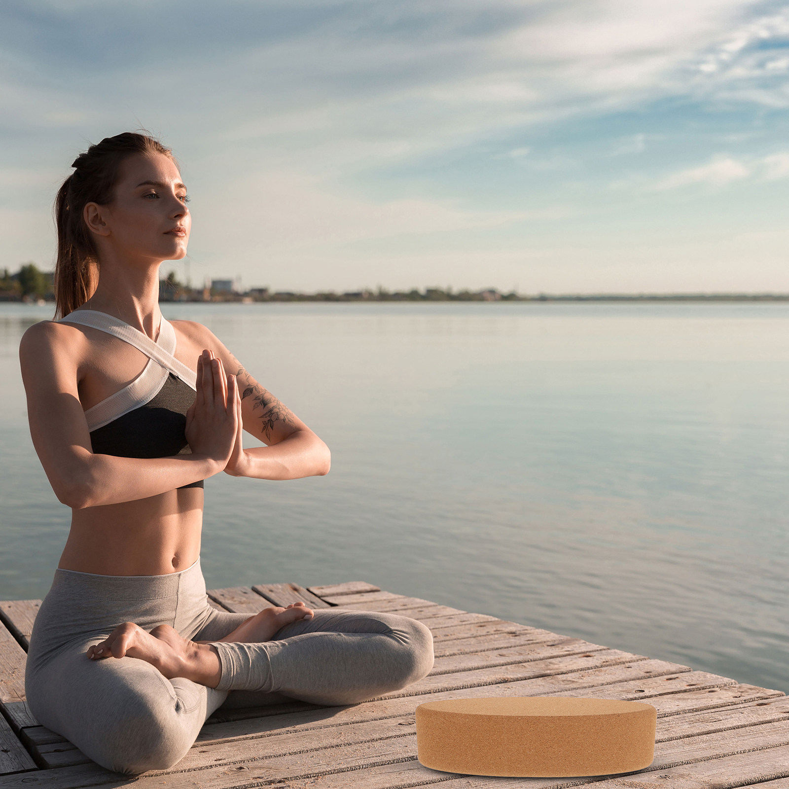 Oval Cork Yoga Block Premium D - Yoga Block Cork 评论和价格