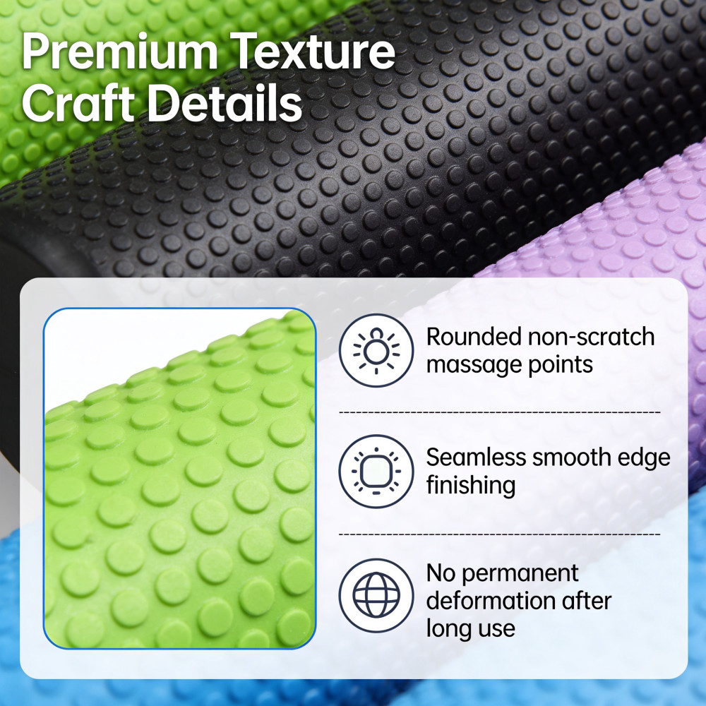 Yoga Roller Round EVA Foam Cyl - Pilates Yoga Home 评论和价格