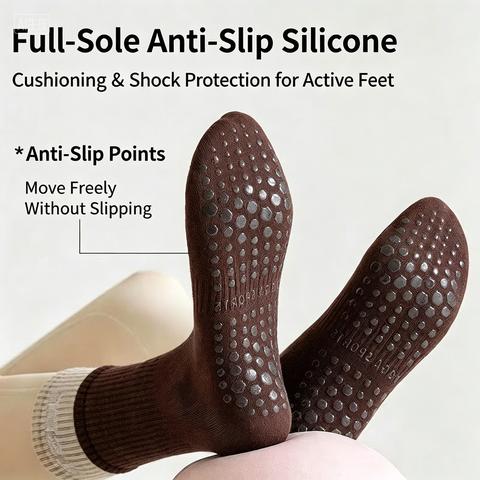 Unisex Grip Socks Polyester On - Pilates Yoga And Barre 评论和价格