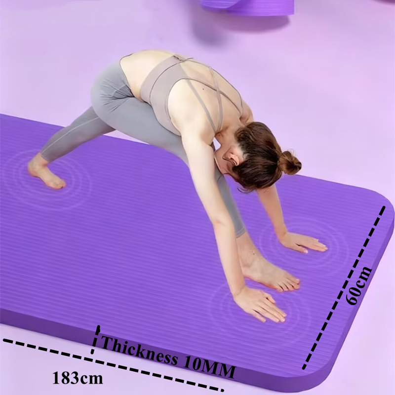 Training 183x60cm  Non-slip Tr - Pilates Yoga Mat Workout 评论和价格