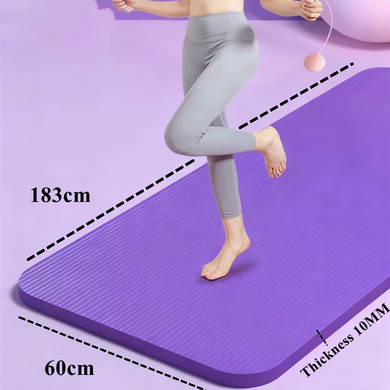 Training 183x60cm  Non-slip Tr - Pilates Yoga Mat Workout 评论和价格