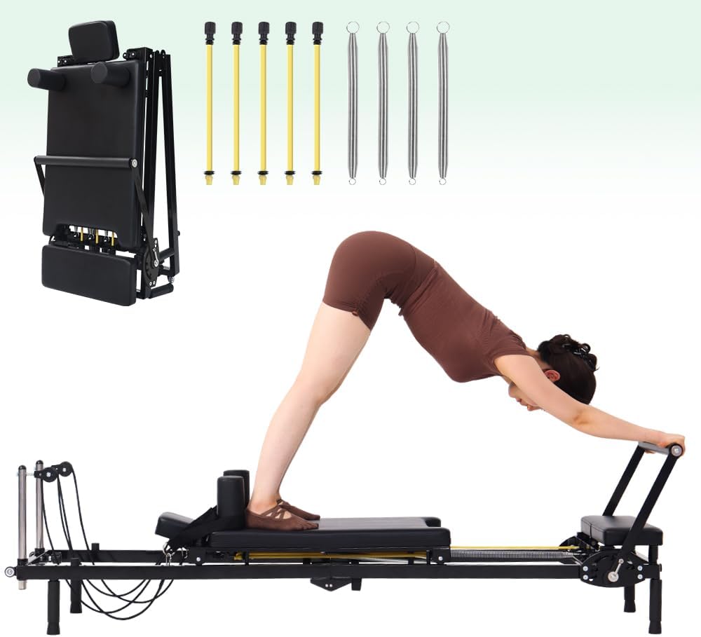 Foldable Pilates Reformer Mach - Pilates Reformer Spring 评论和价格