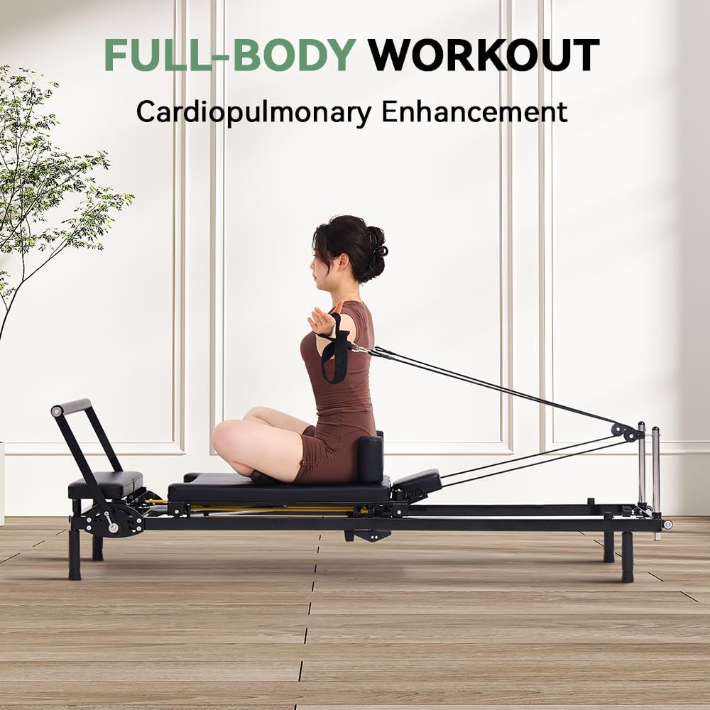 Foldable Pilates Reformer Mach - Pilates Reformer Spring 评论和价格