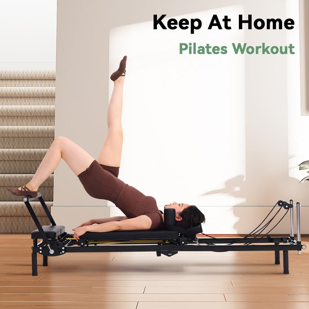 Foldable Pilates Reformer Mach - Pilates Reformer Spring 评论和价格