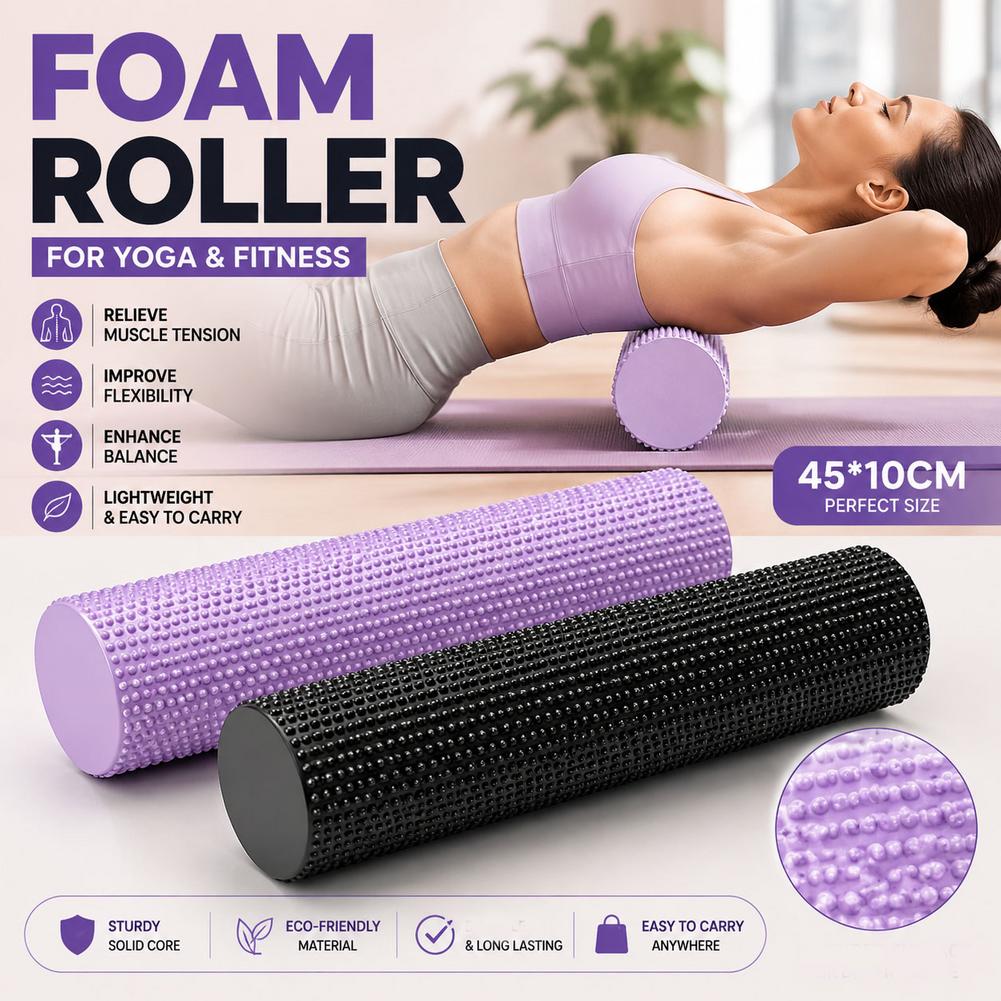 EVA High Density Yoga Foam Rol - Pilates Yoga Home 评论和价格