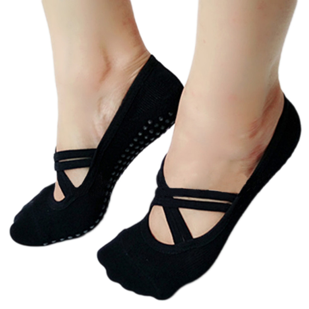 Yoga Socks Women Black Non Ski - Pilates Yoga And Barre 评论和价格