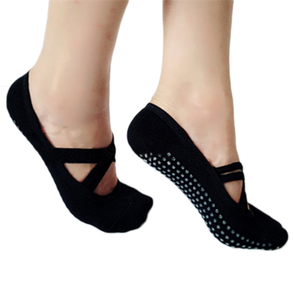 Yoga Socks Women Black Non Ski - Pilates Yoga And Barre 评论和价格