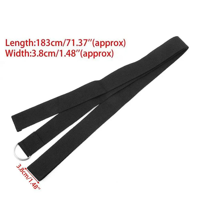 183*3.8cm Yoga Strap Cotton Ex - Pilates Yoga Ring 评论和价格