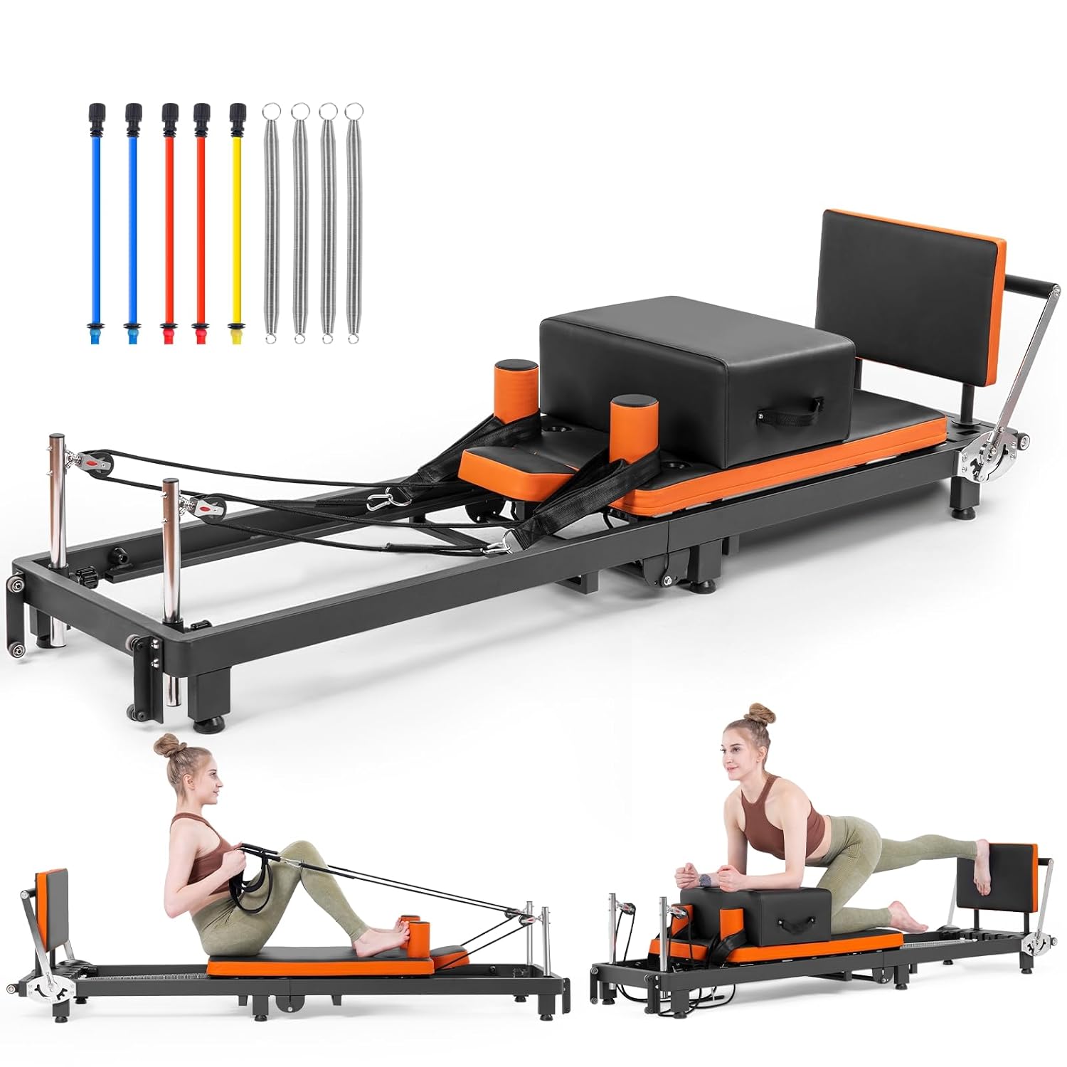 Pilates Reformer, Foldable Pil - Pilates Reformer Spring 评论和价格