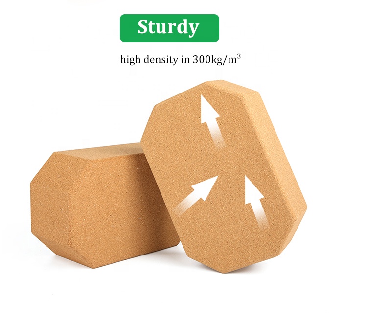 Eco-friendly High-Density Soli - Yoga Block Cork 评论和价格