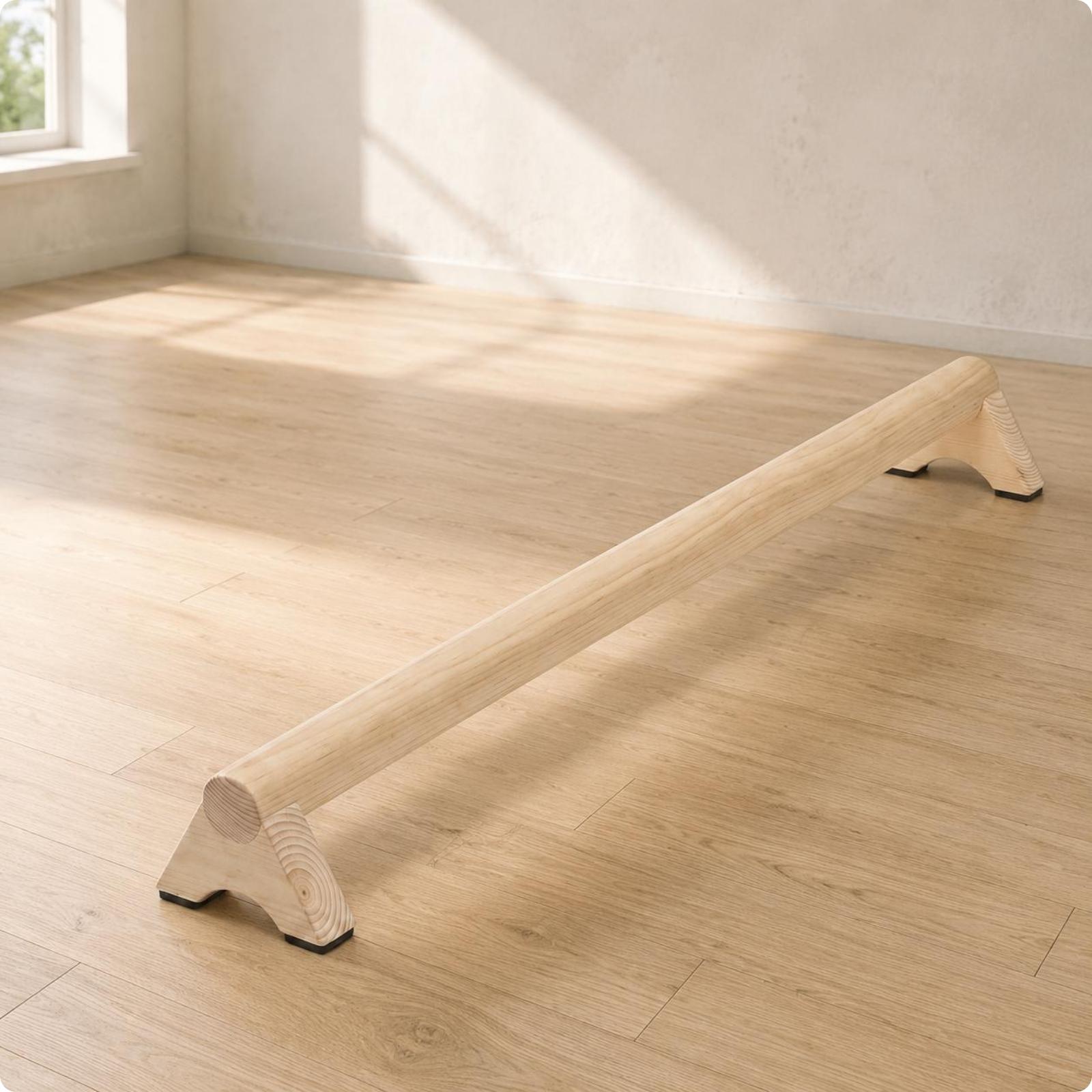 Balance Beam Trainer Wooden Ex - Pilates Yoga Home 评论和价格