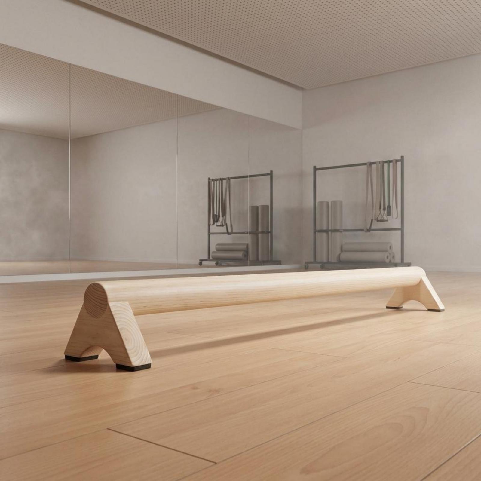Balance Beam Trainer Wooden Ex - Pilates Yoga Home 评论和价格