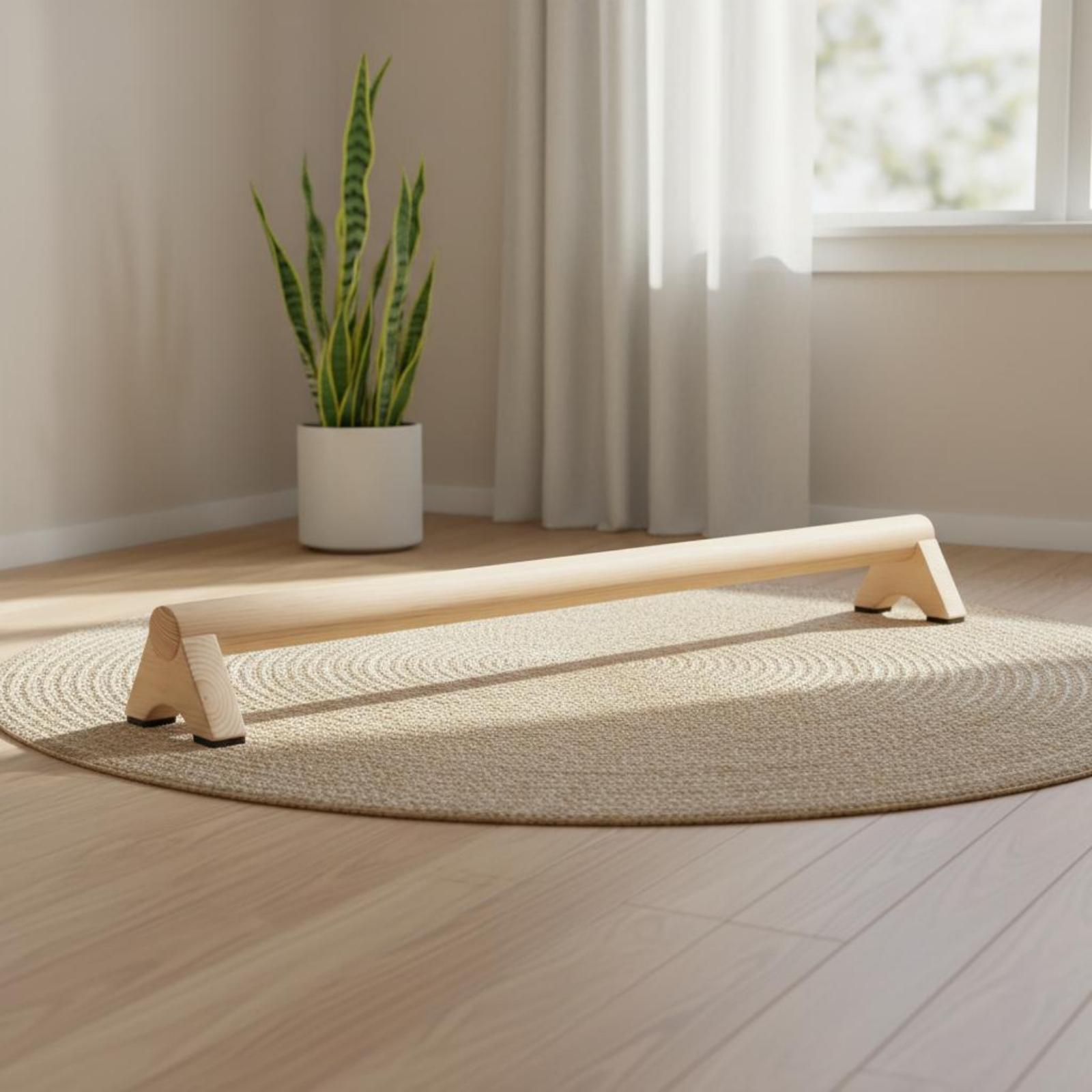 Balance Beam Trainer Wooden Ex - Pilates Yoga Home 评论和价格
