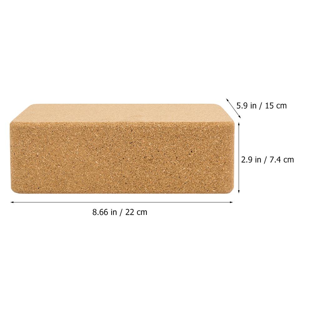 High Density Natural Cork Yoga - Yoga Block Cork 评论和价格