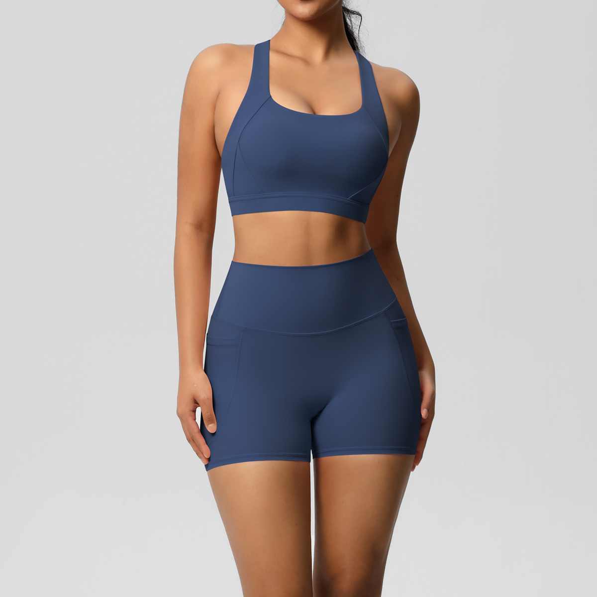 2PCS Sportswear With Pocketed  - Pilates Yoga Leggings 评论和价格