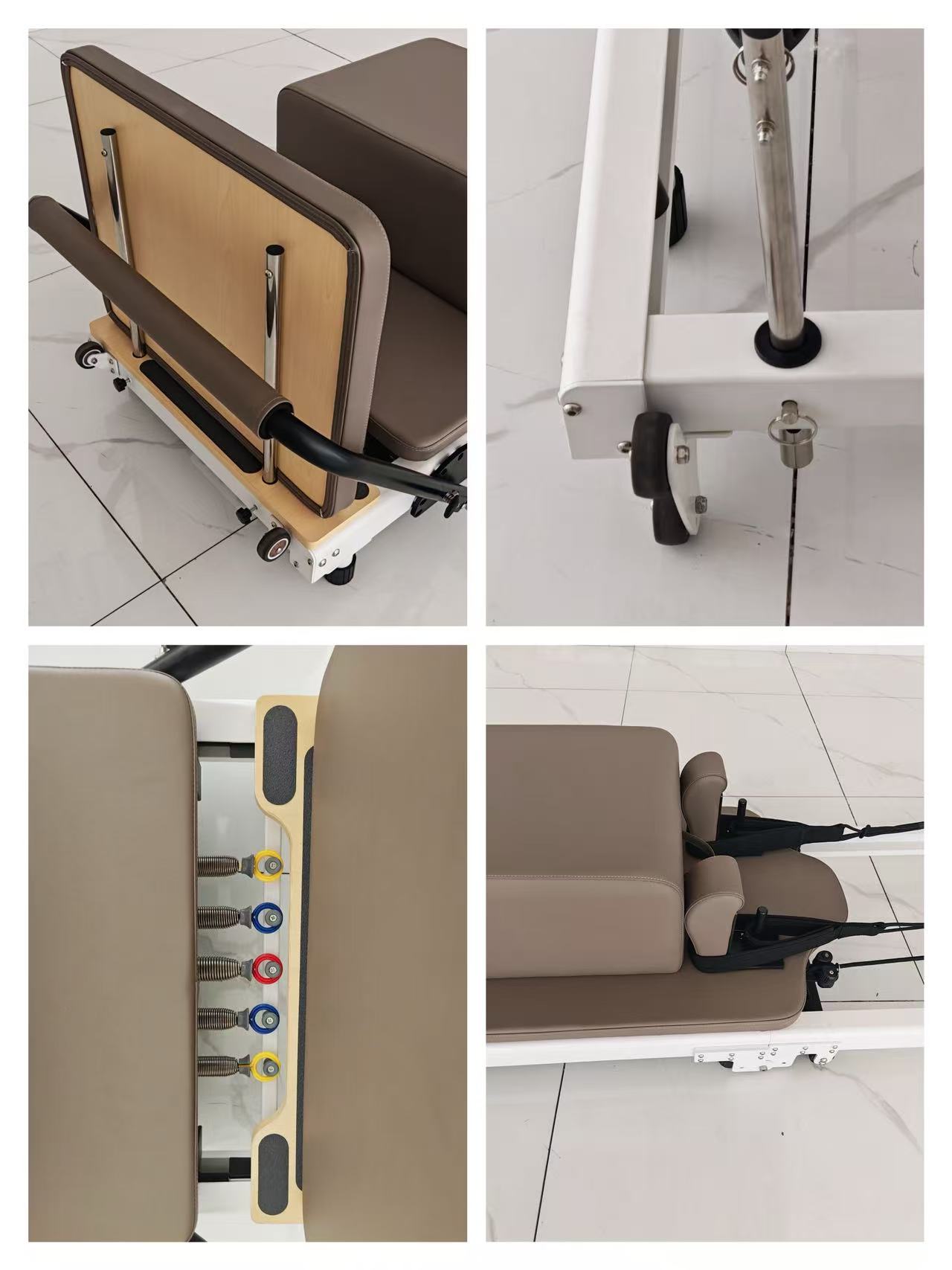 Professional Foldable Aluminum - Pilates Reformer Spring 评论和价格