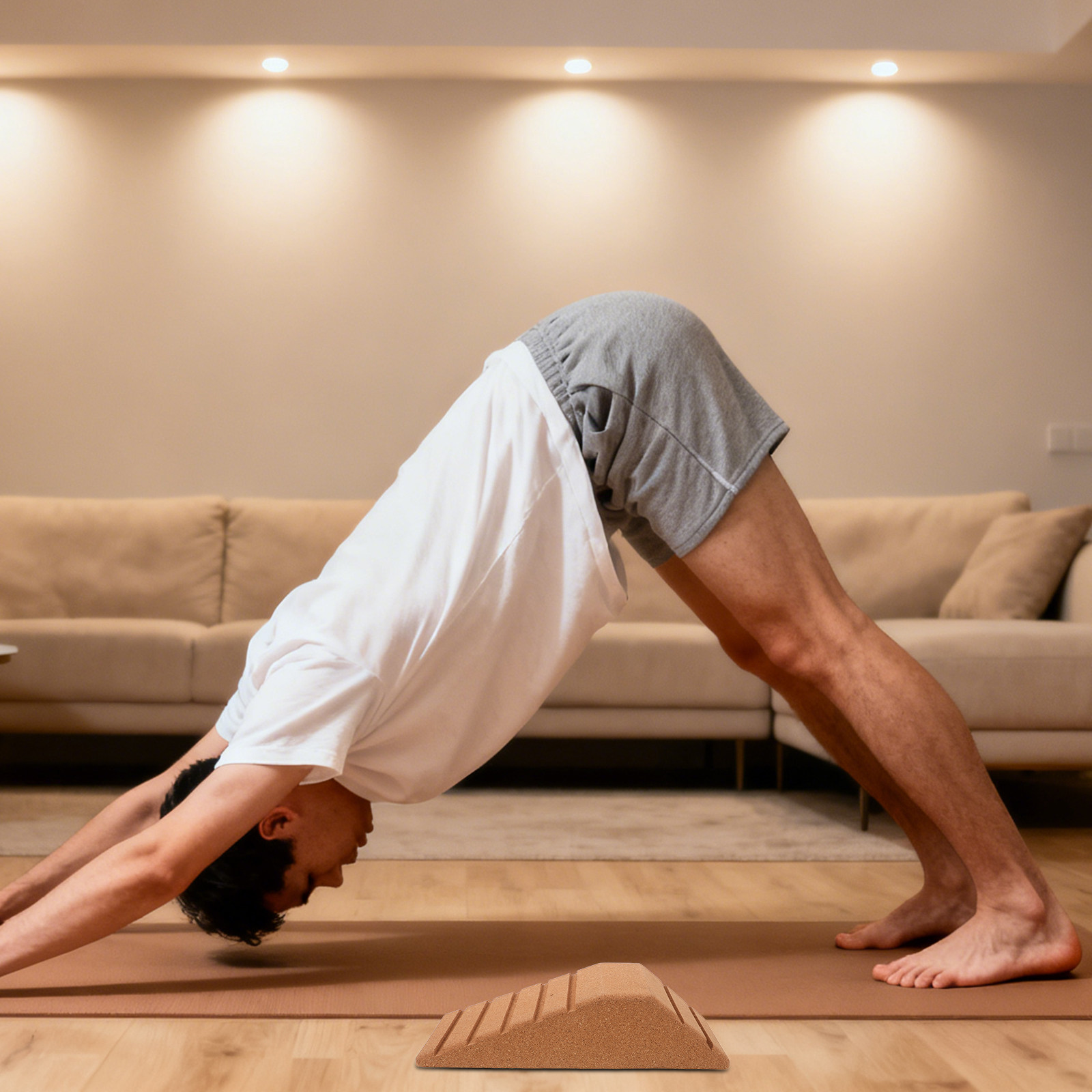 Cork Trapezoid Yoga Block Ergo - Yoga Block Cork 评论和价格