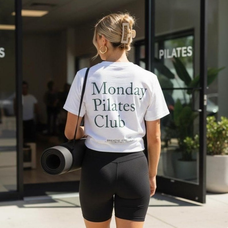 Shirt for Pilates Monday Pilat - Pilates Yoga Wellness 评论和价格